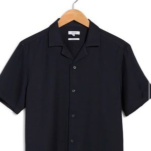 REISS Lang short sleeve slim fit